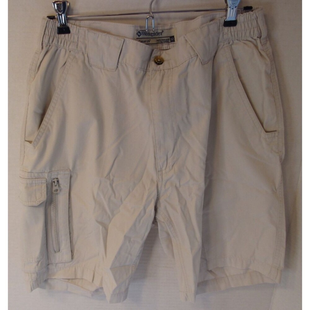 Weekender® Brand Sportswear Mens Cargo Shorts Ivory Size 32 Casual Life